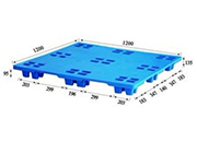 平板輕型塑料托盤(pán)-WH-1212 PQ