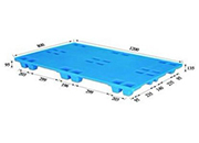 平板輕型塑料托盤(pán)-WH-1208 PQ